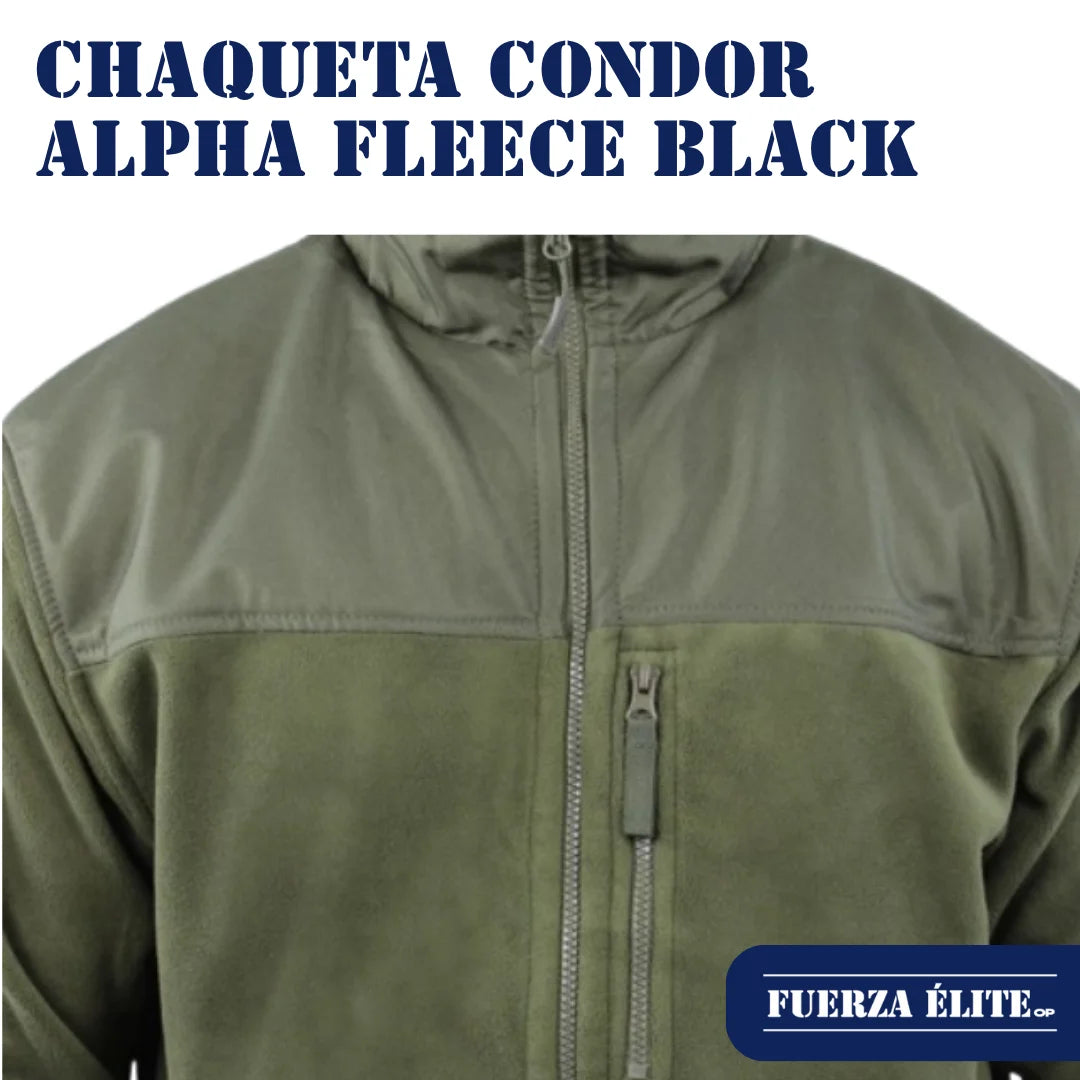 CHAQUETA CONDOR ALPHA FLEECE BLACK REF 601-002