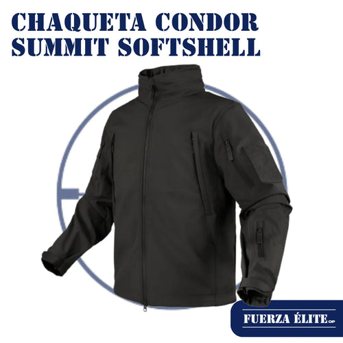 CHAQUETA CONDOR SUMMIT SOFTSHELL BLACK REF 602-002