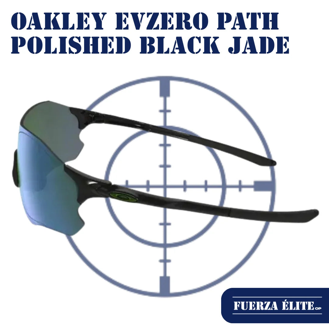 GAFAS OAKLEY EVZERO PATH POLISHED BLACK / JADE IRIDIUM POLARIZED REF OO9308-08