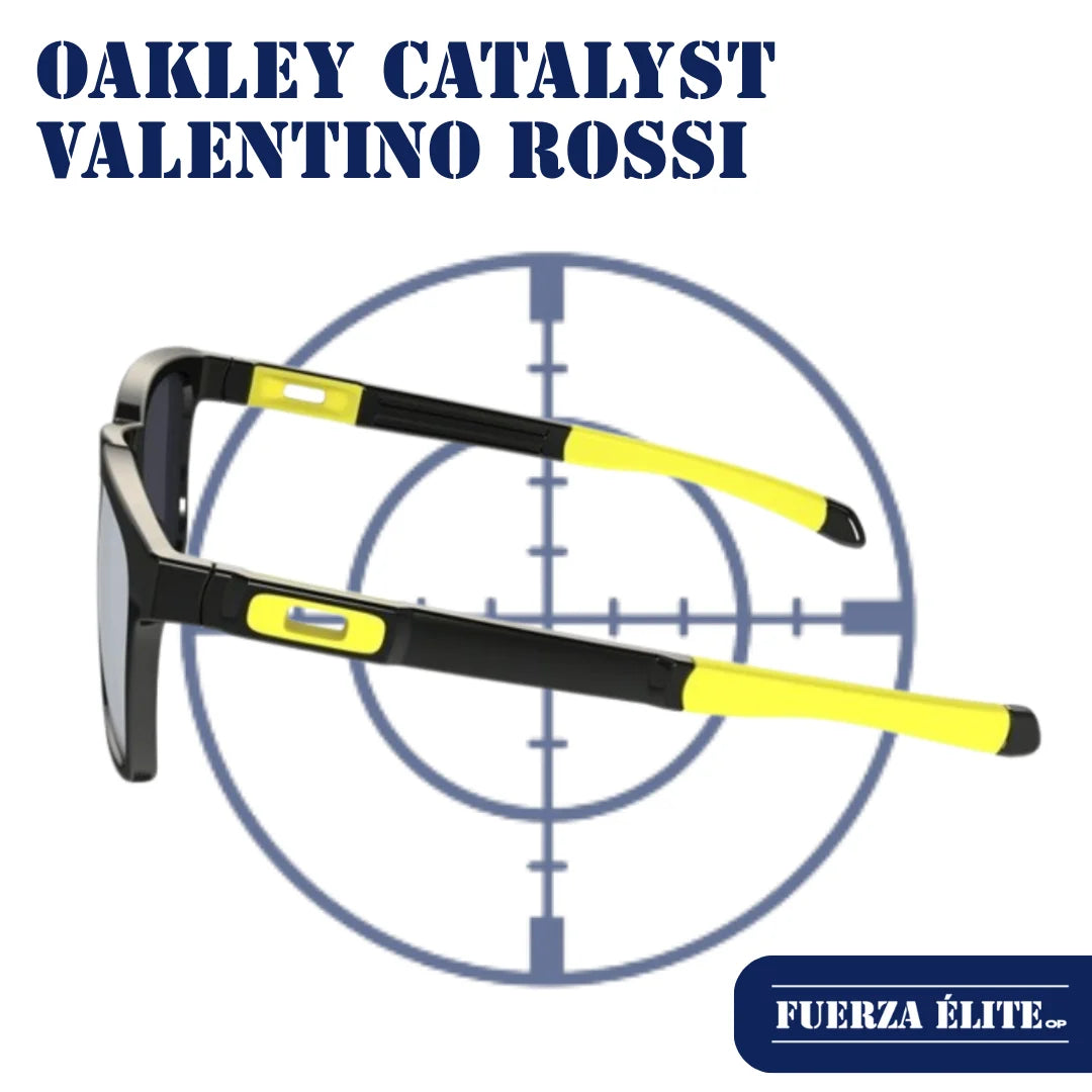 GAFAS OAKLEY CATALYST VALENTINO ROSSI SIGNATURE SERIES POLISHED BLACK / GREY REF OO9272-17