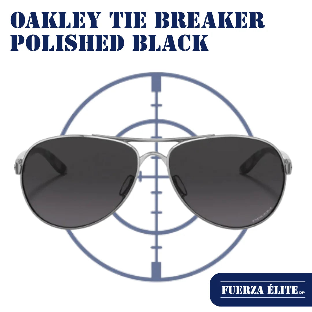 GAFAS OAKLEY TIE BREAKER POLISHED BLACK / GREY REF OO4108