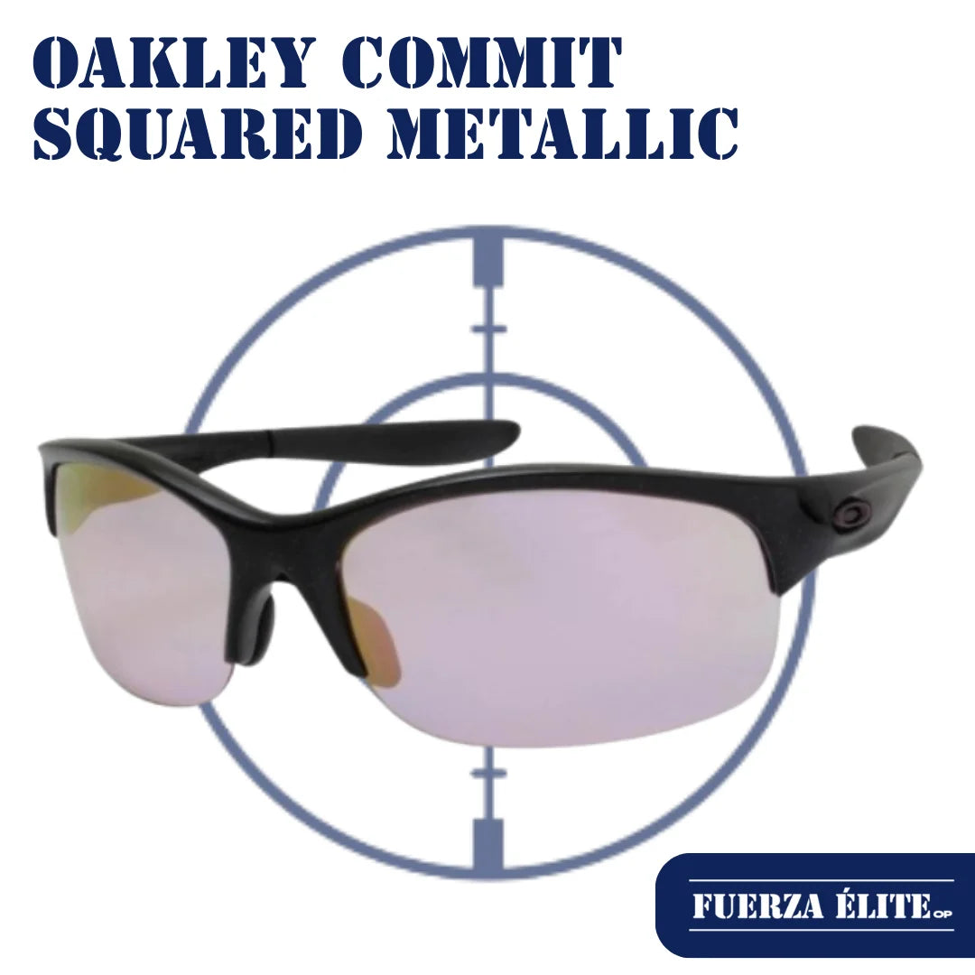 GAFAS OAKLEY COMMIT SQUARED METALLIC BLACK / PINK IRIDIUM REF 26-208