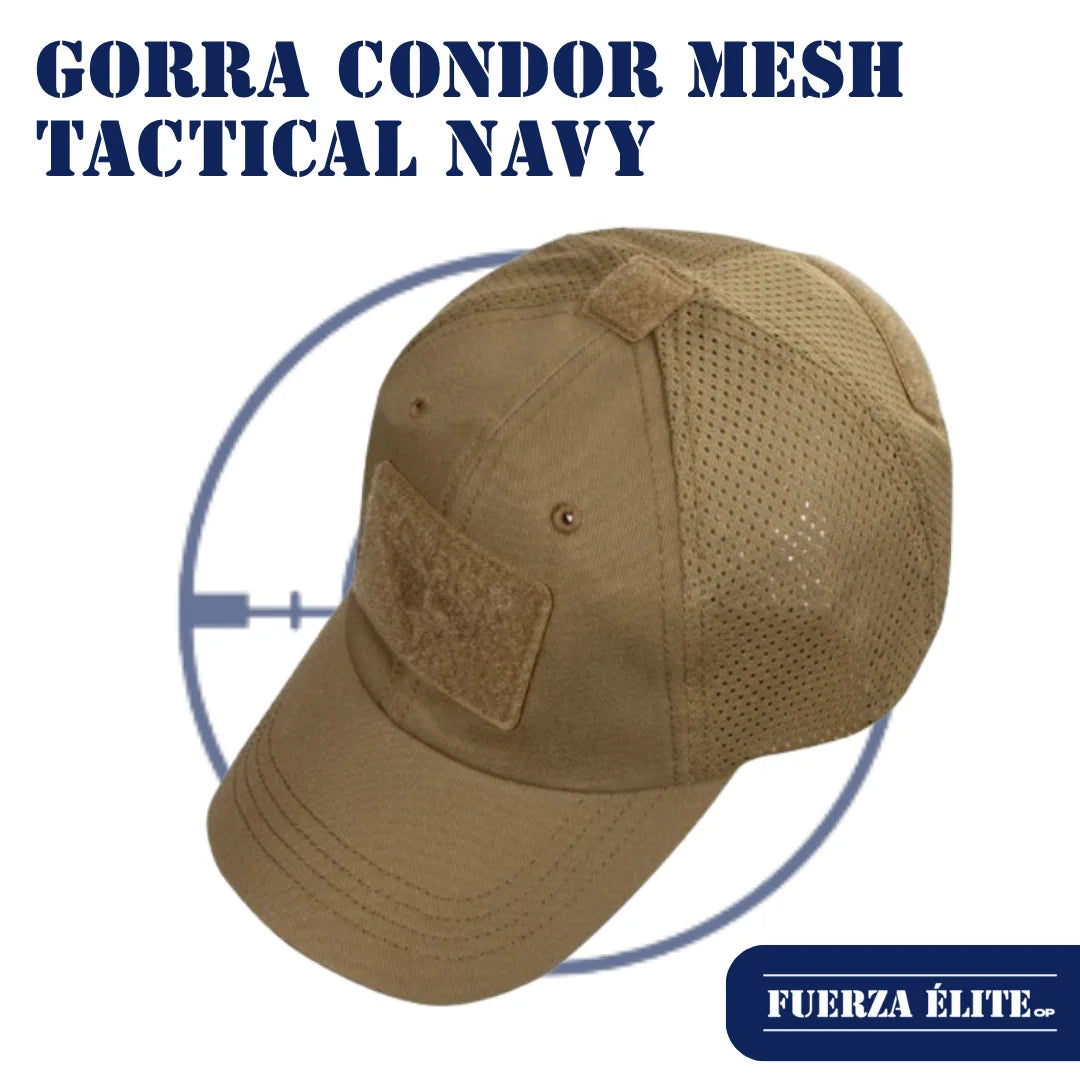 GORRA CONDOR MESH TACTICAL NAVY REF TCM-006