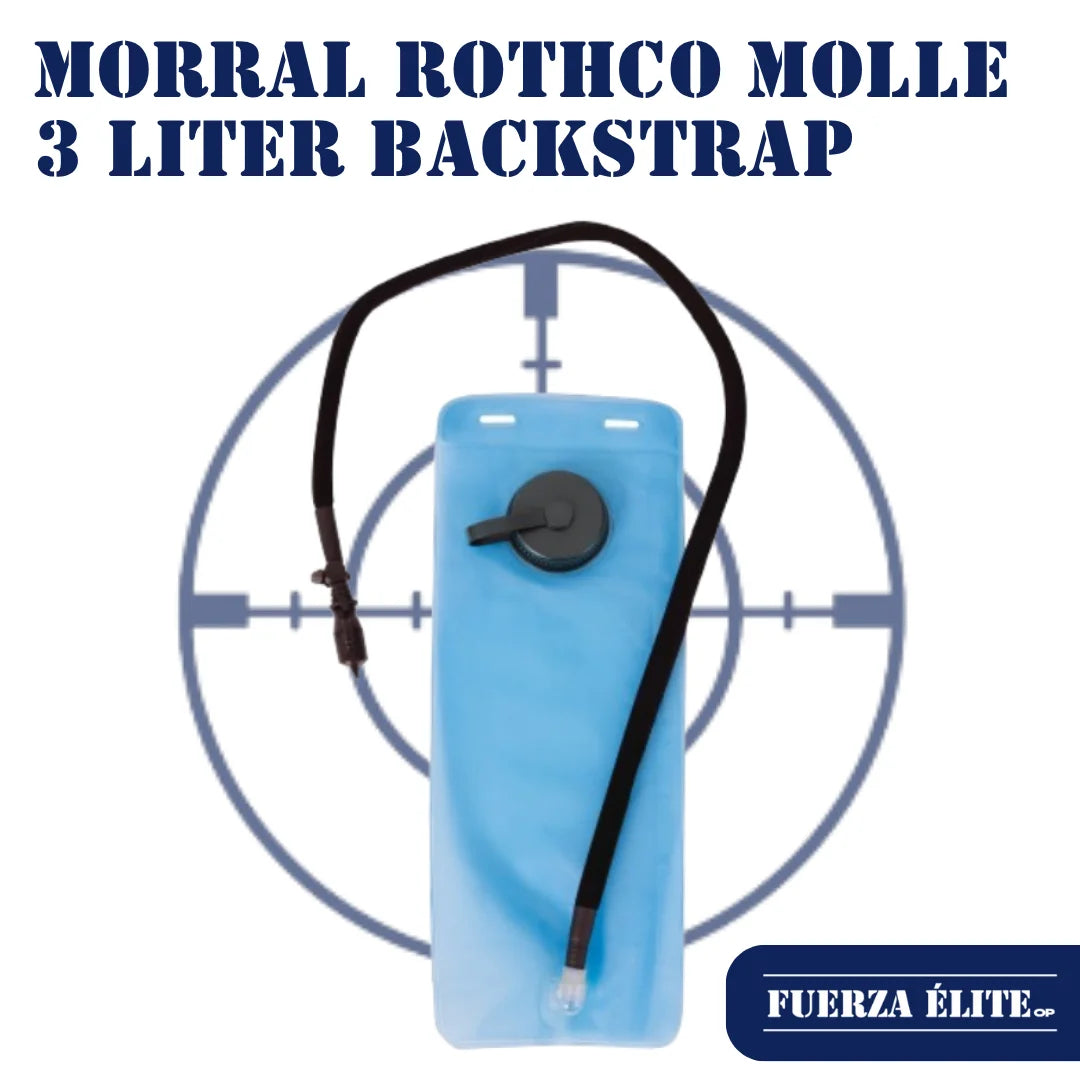 MORRAL ROTHCO MOLLE 3 LITER BACKSTRAP HYDRATION SYSTEM BLACK REF 2830