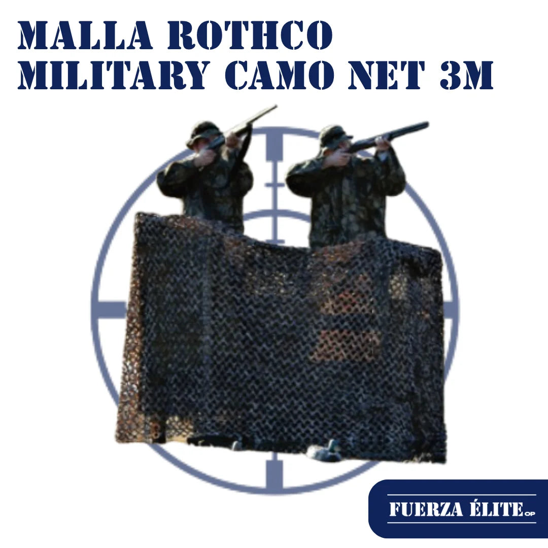 MALLA ROTHCO MILITARY TYPE CAMO NET 3M X 3M REF 6504