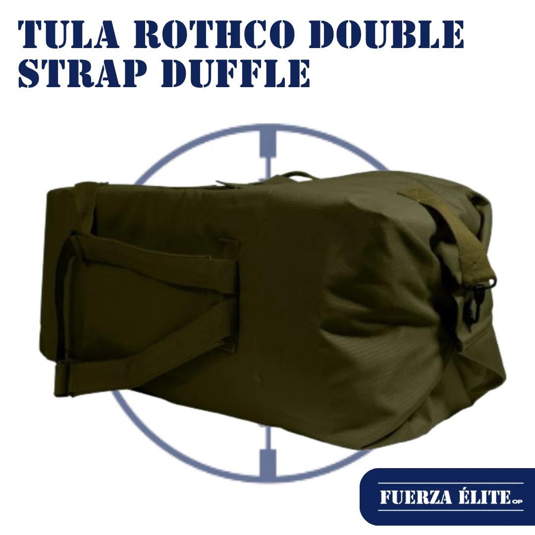 TULA ROTHCO G.I. TYPE ENHANCED DOUBLE STRAP DUFFLE OLIVE DRAB REF 2484