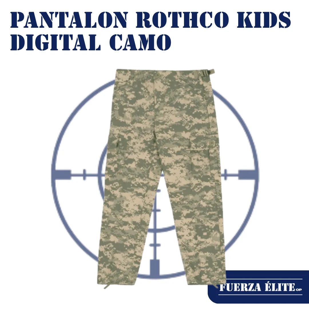 PANTALON ROTHCO KIDS DIGITAL CAMO BDU ACU DIGITAL CAMO REF 66110