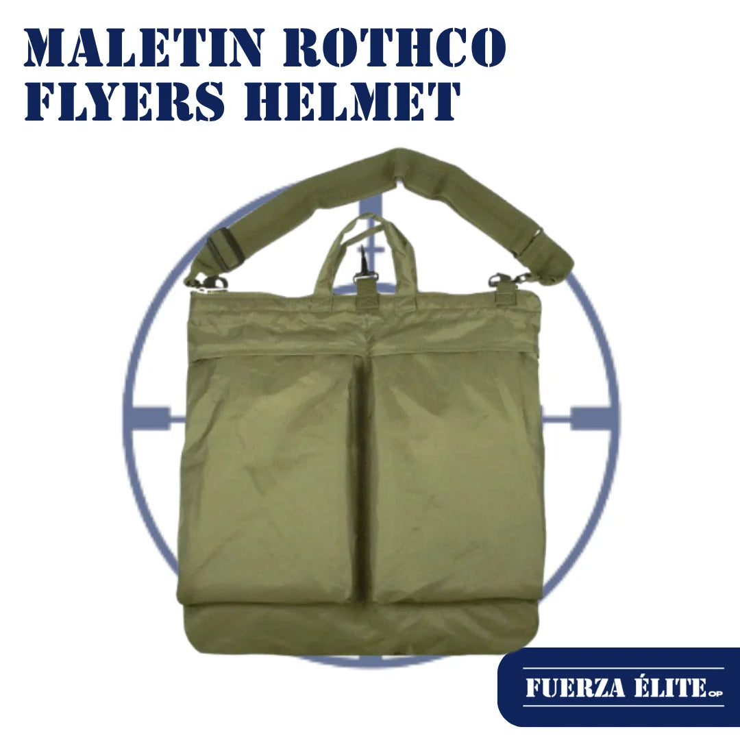 MALETIN ROTHCO FLYERS HELMET SHOULDER OLIVE DRAB REF 2449