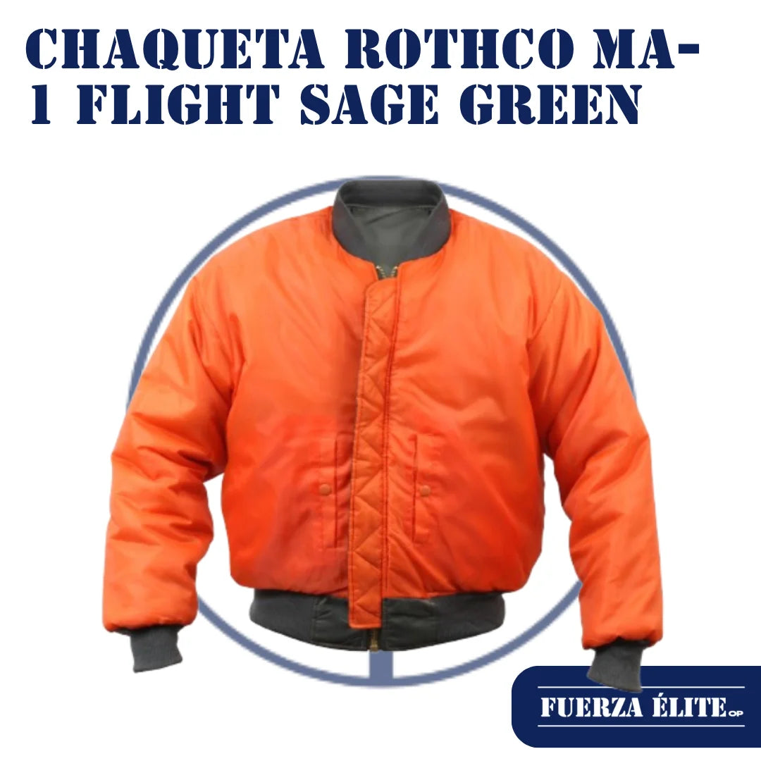 CHAQUETA ROTHCO MA-1 FLIGHT SAGE GREEN REF 7323
