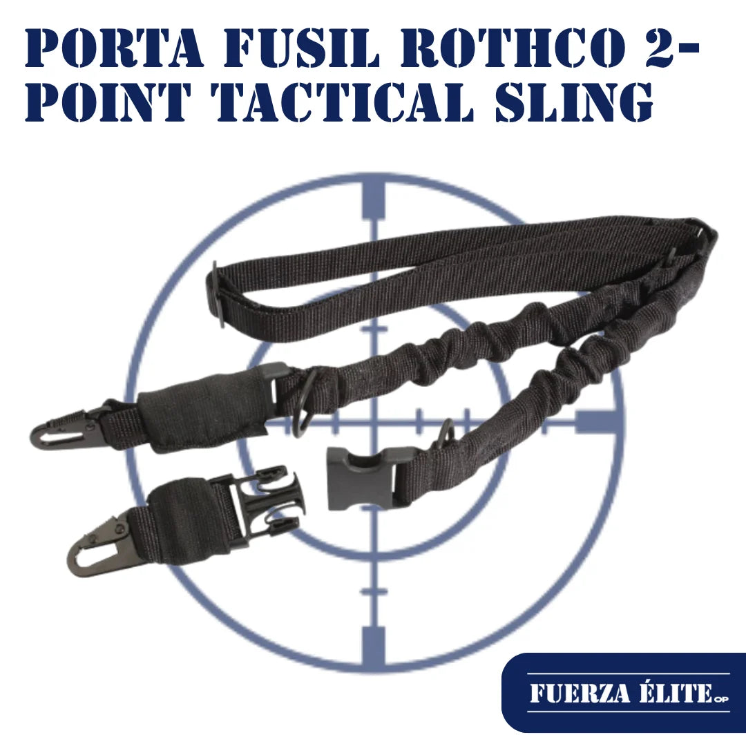 PORTA FUSIL ROTHCO 2-POINT TACTICAL SLING BLACK 4656