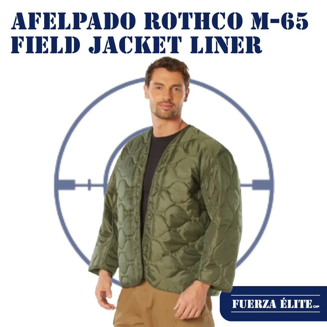 AFELPADO ROTHCO M-65 FIELD JACKET LINER OLIVE DRAB REF 8292
