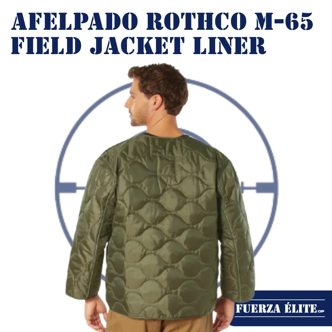 AFELPADO ROTHCO M-65 FIELD JACKET LINER OLIVE DRAB REF 8292