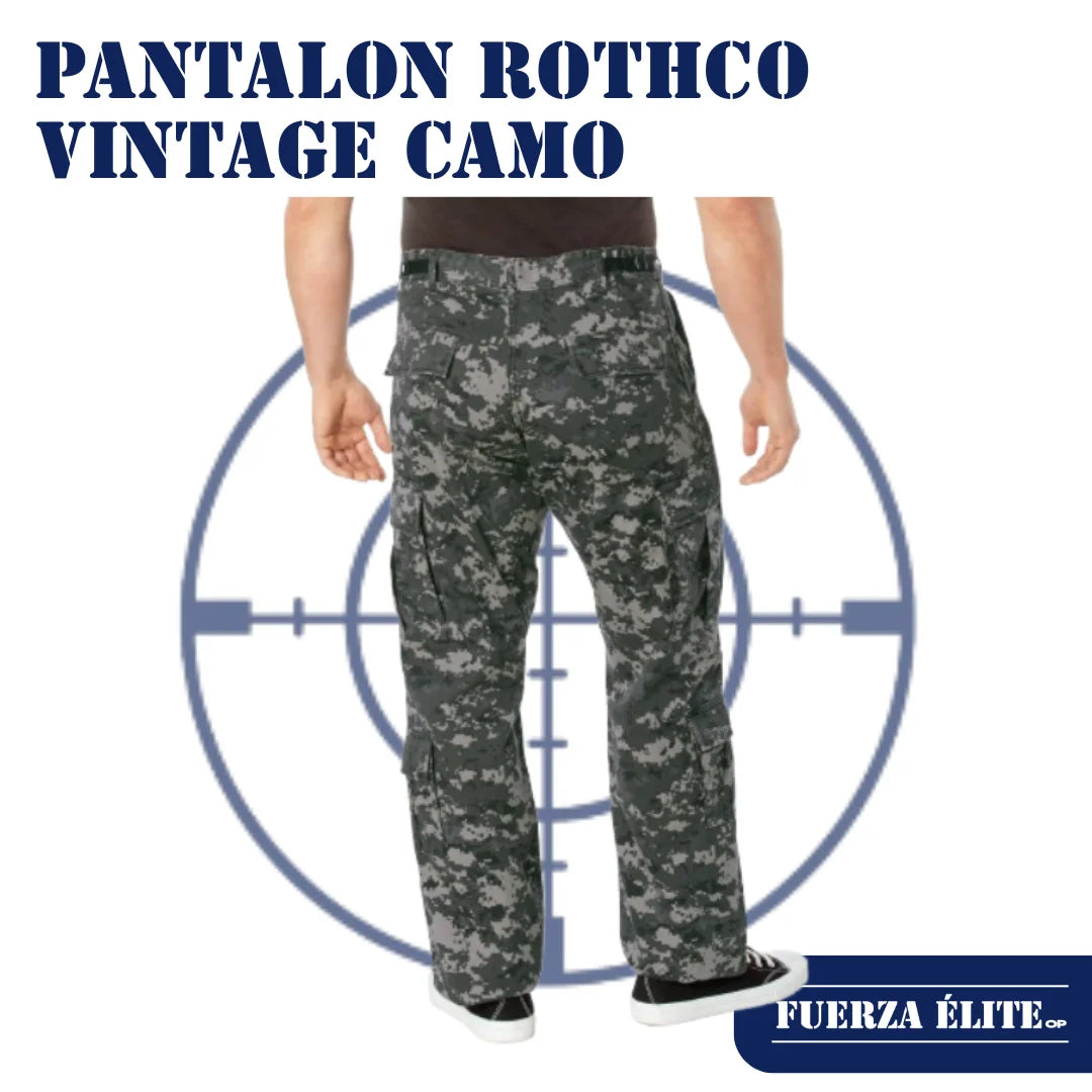 PANTALON ROTHCO VINTAGE CAMO PARATROOPER SUBDUED URBAN DIGITAL CAMO REF 22366