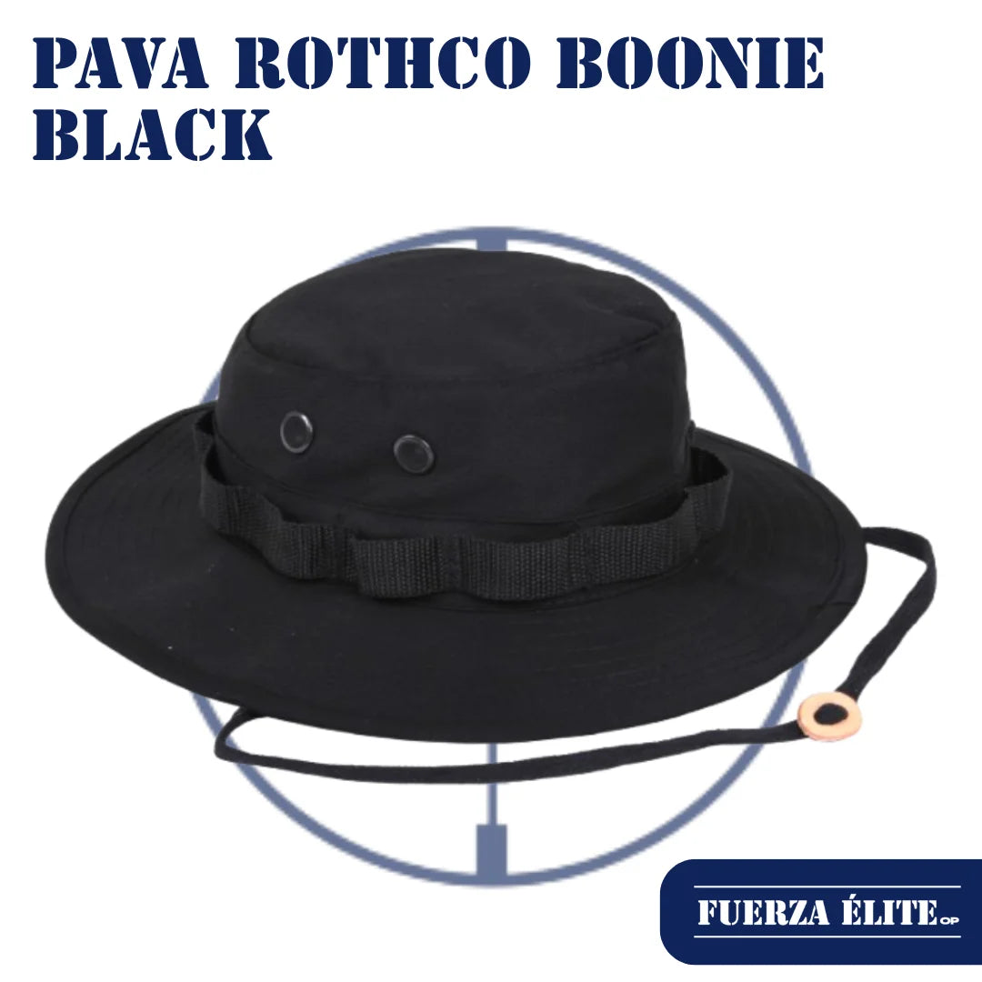 PAVA ROTHCO BOONIE BLACK REF 5803
