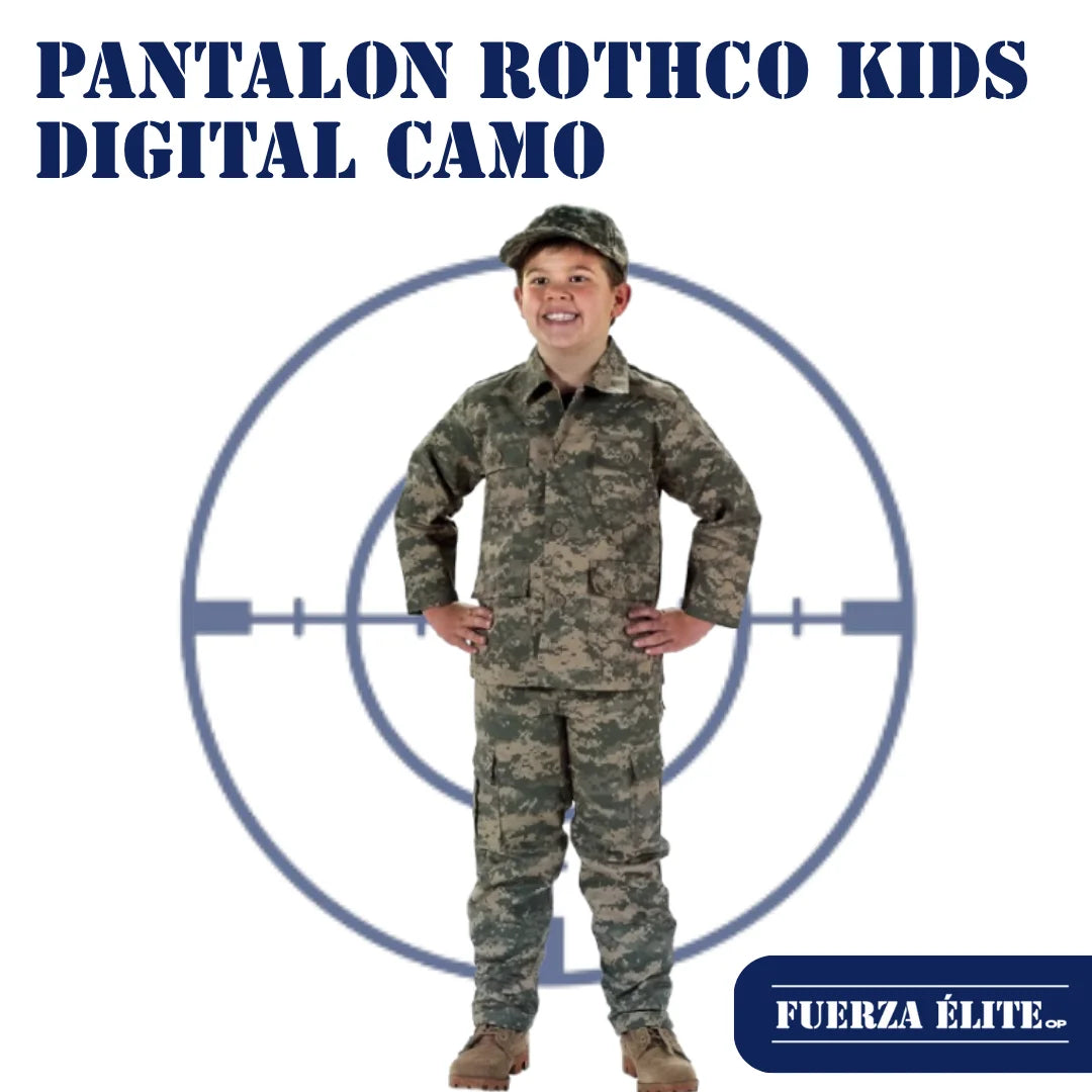 PANTALON ROTHCO KIDS DIGITAL CAMO BDU ACU DIGITAL CAMO REF 66110
