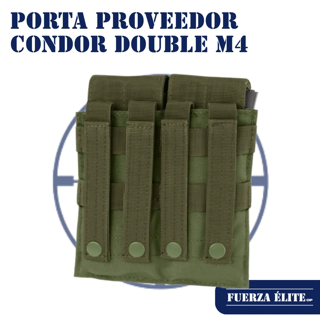 PORTA PROVEEDOR CONDOR DOUBLE M4 BLACK REF MA4-002