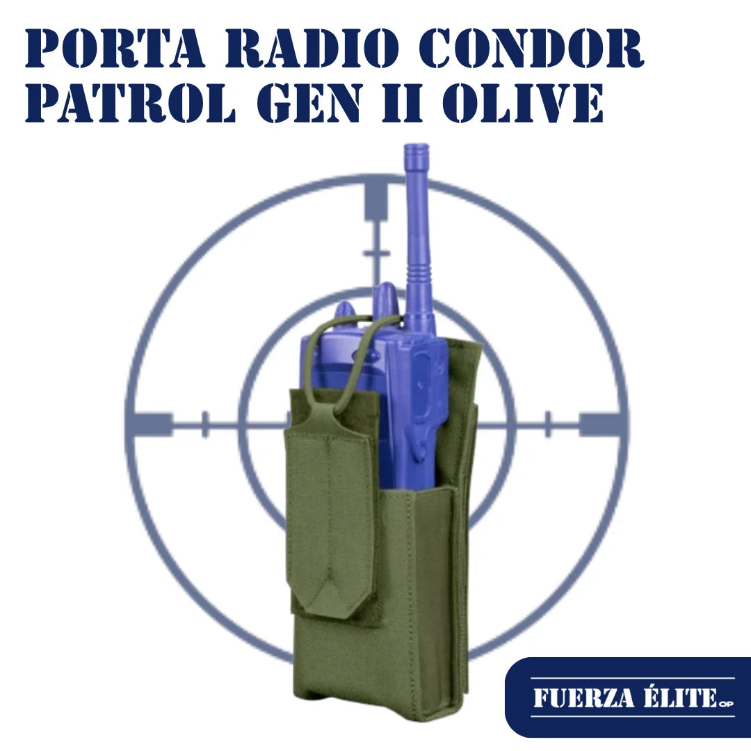 Condor Authentic Patrol Radio Pouch + PORTA RADIO CONDOR PATROL