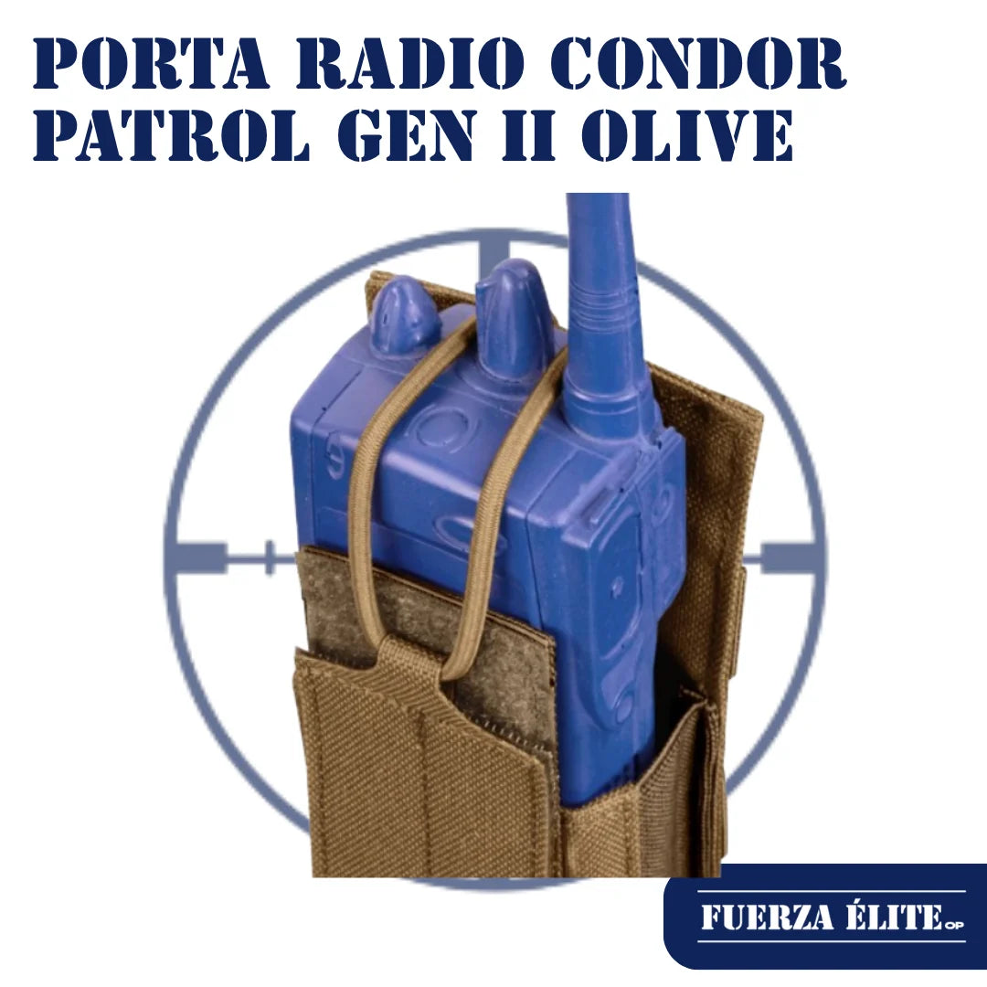PORTA RADIO CONDOR PATROL GEN II OLIVE DRAB REF 191229-001