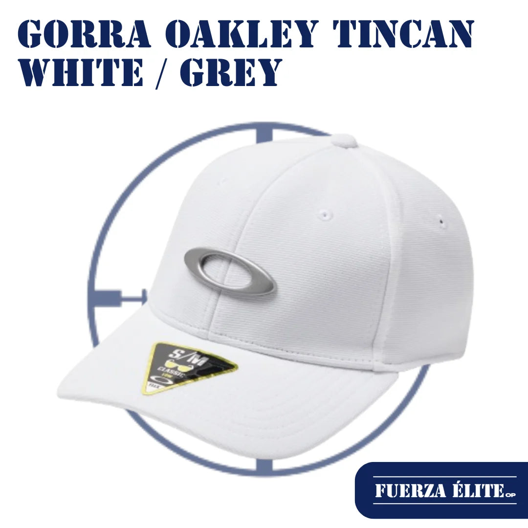 GORRA OAKLEY TINCAN WHITE / GREY REF 911545-105