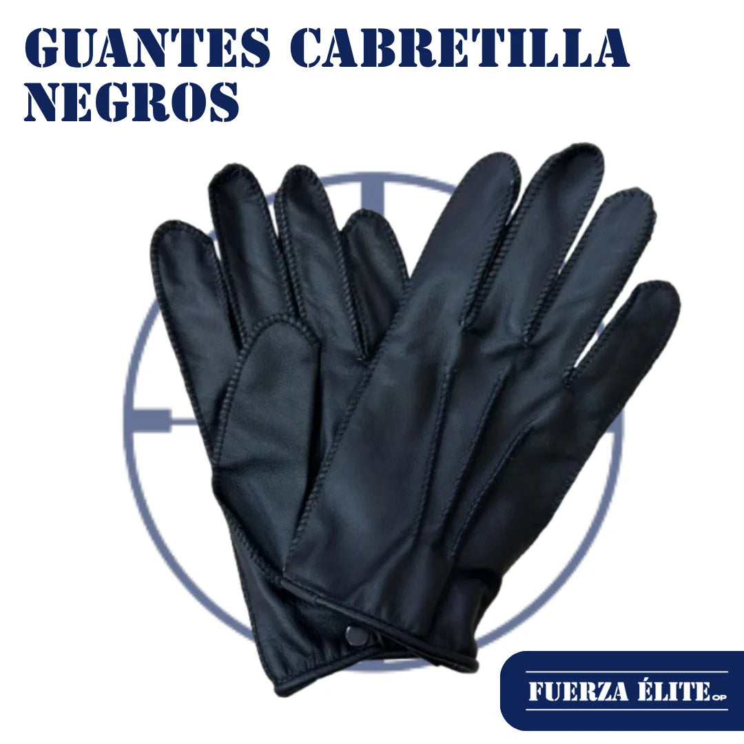 GUANTES CABRETILLA NEGROS