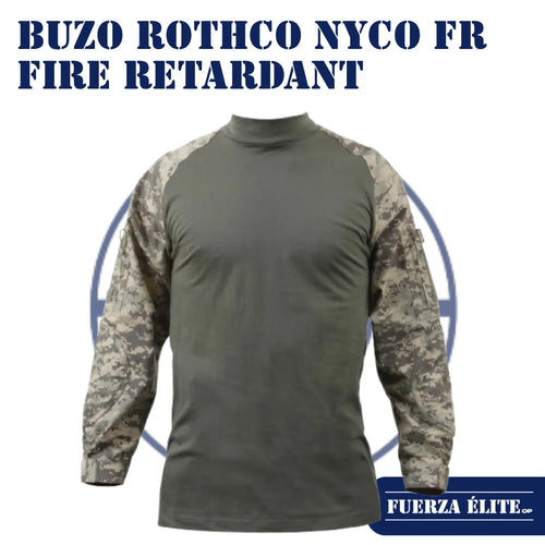 BUZO ROTHCO MILITARY NYCO FR FIRE RETARDANT COMBAT ACU DIGITAL CAMO REF 90000