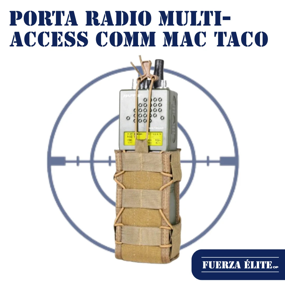 PORTA RADIO HIGH SPEED GEAR MULTI-ACCESS COMM MAC TACO MOLLE COYOTE BROWN REF 11MAC0CB