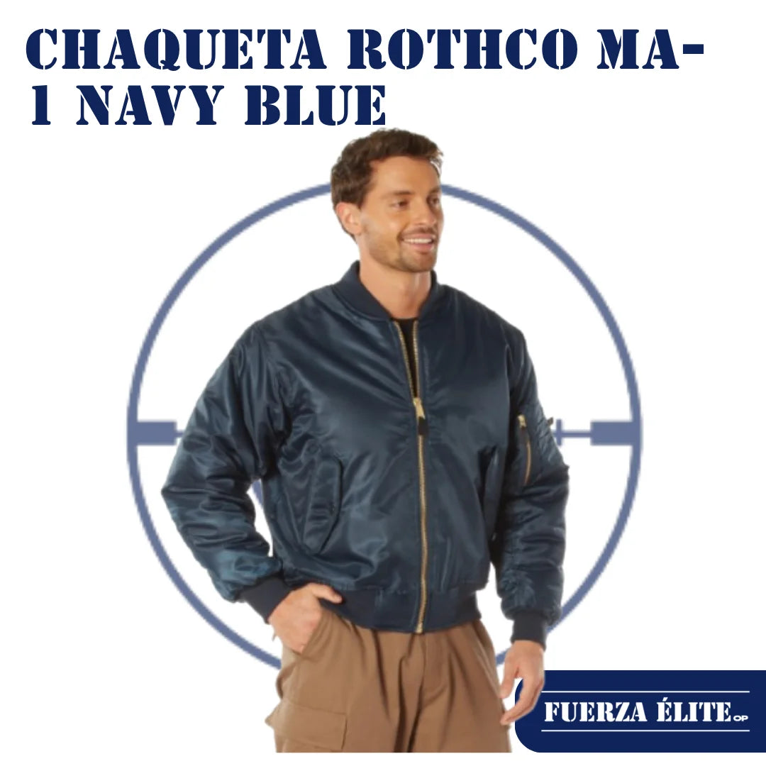 CHAQUETA ROTHCO MA-1 FLIGHT NAVY BLUE REF 7325