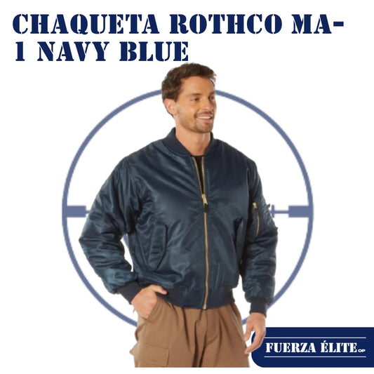 CHAQUETA ROTHCO MA-1 FLIGHT NAVY BLUE REF 7325