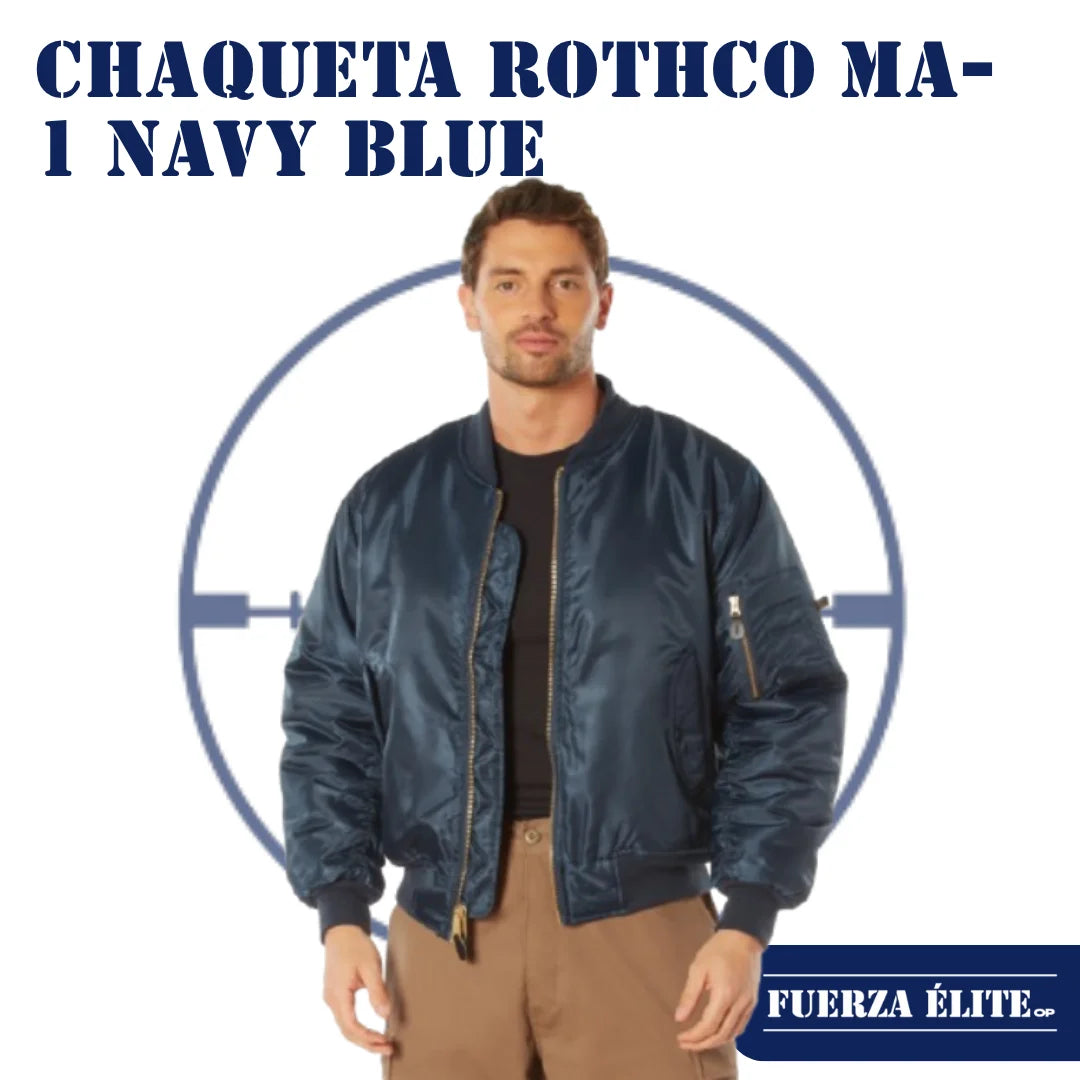 CHAQUETA ROTHCO MA-1 FLIGHT NAVY BLUE REF 7325