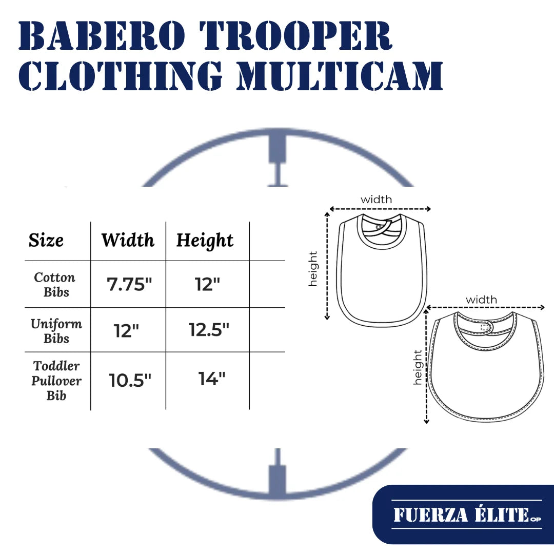 BABERO TROOPER CLOTHING MULTICAM/OCP BOOTS AND BOWS REF 2553