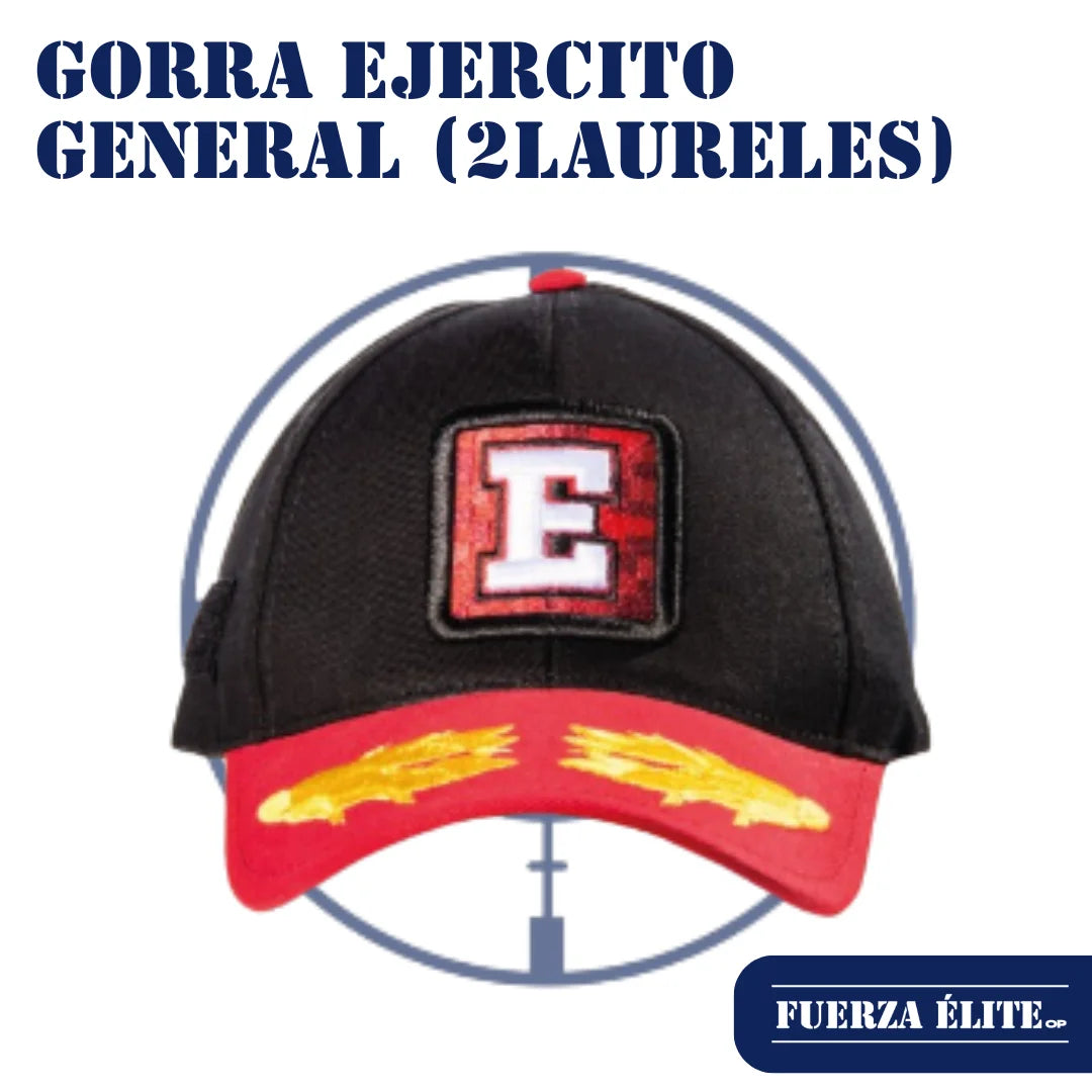 GORRA EJERCITO GENERAL (2 LAURELES)