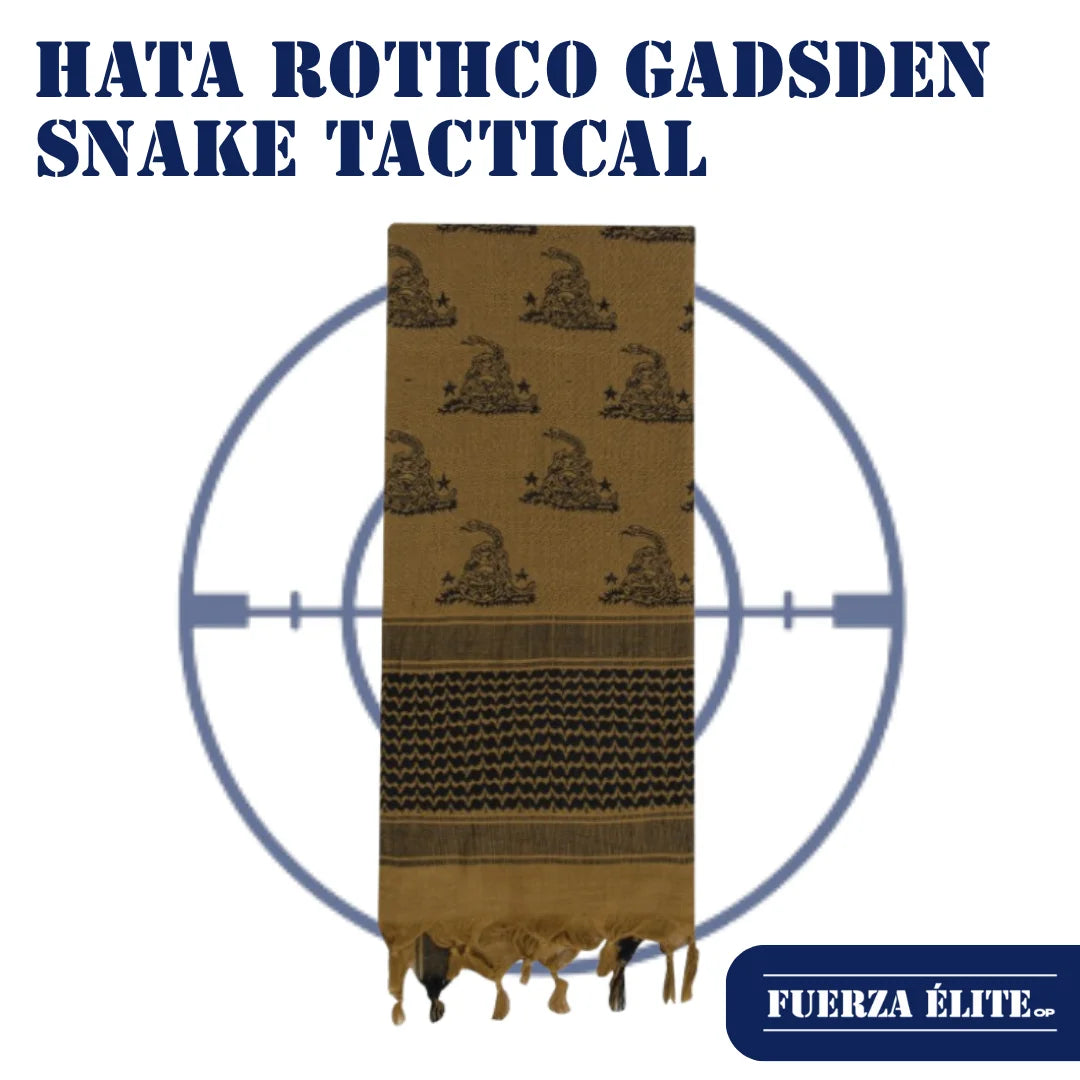HATA ROTHCO GADSDEN SNAKE TACTICAL DESERT KEFFIYEH DESERT SAND REF 88528