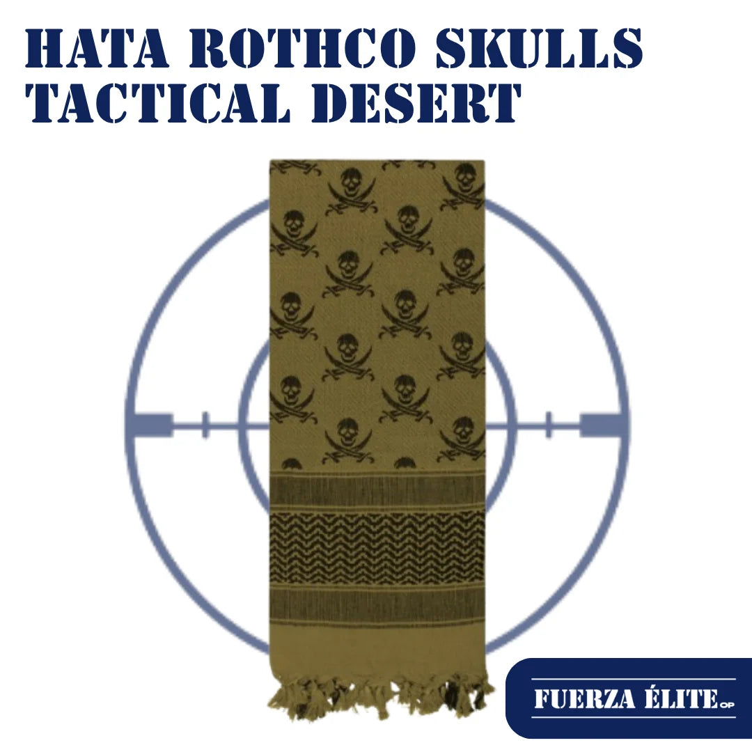 HATA ROTHCO SKULLS TACTICAL DESERT KEFFIYEH OLIVE DRAB REF 8539