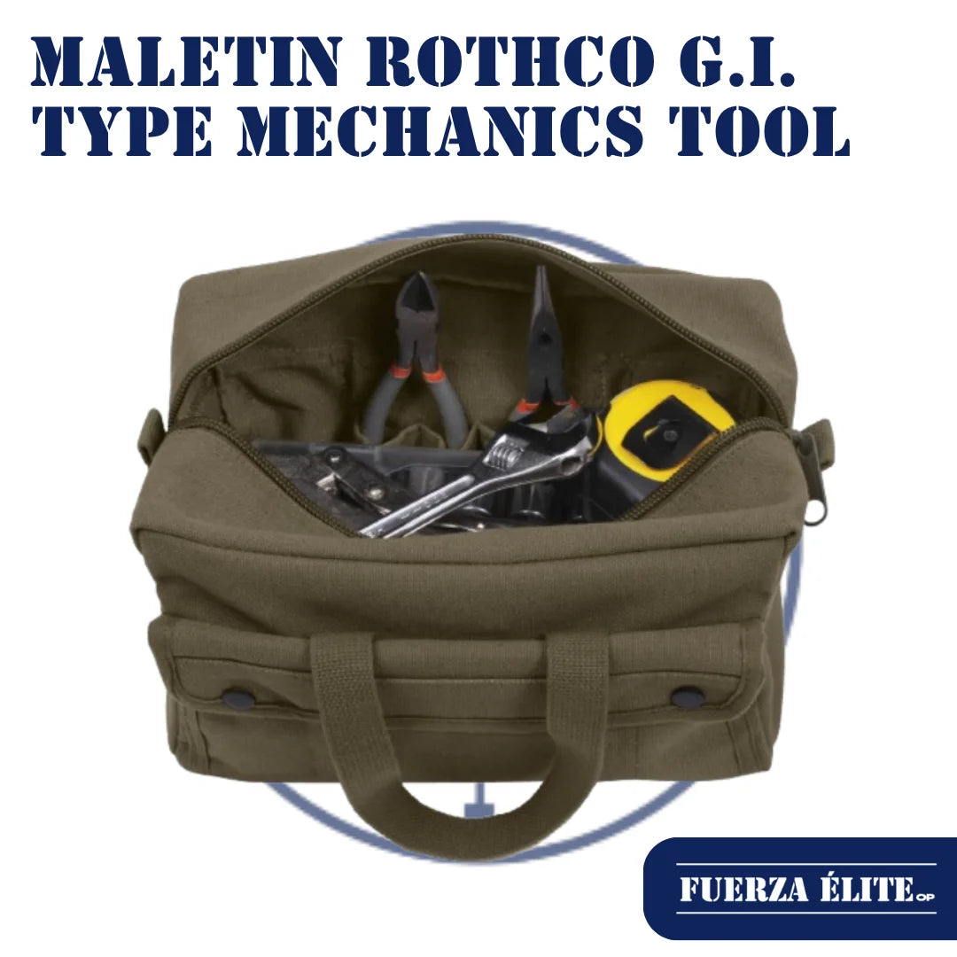 MALETIN ROTHCO G.I. TYPE MECHANICS TOOL OLIVE DRAB REF 9181