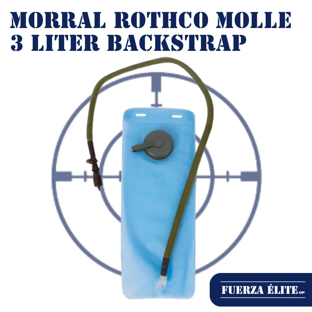 MORRAL ROTHCO MOLLE 3 LITER BACKSTRAP HYDRATION SYSTEM OLIVE DRAB REF 2831