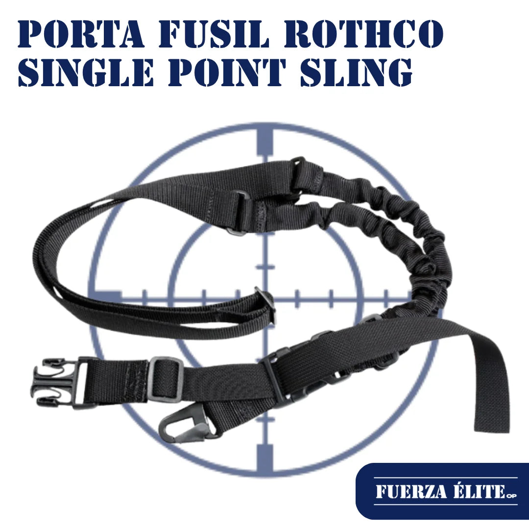 PORTA FUSIL ROTHCO SINGLE POINT SLING BLACK REF 4067
