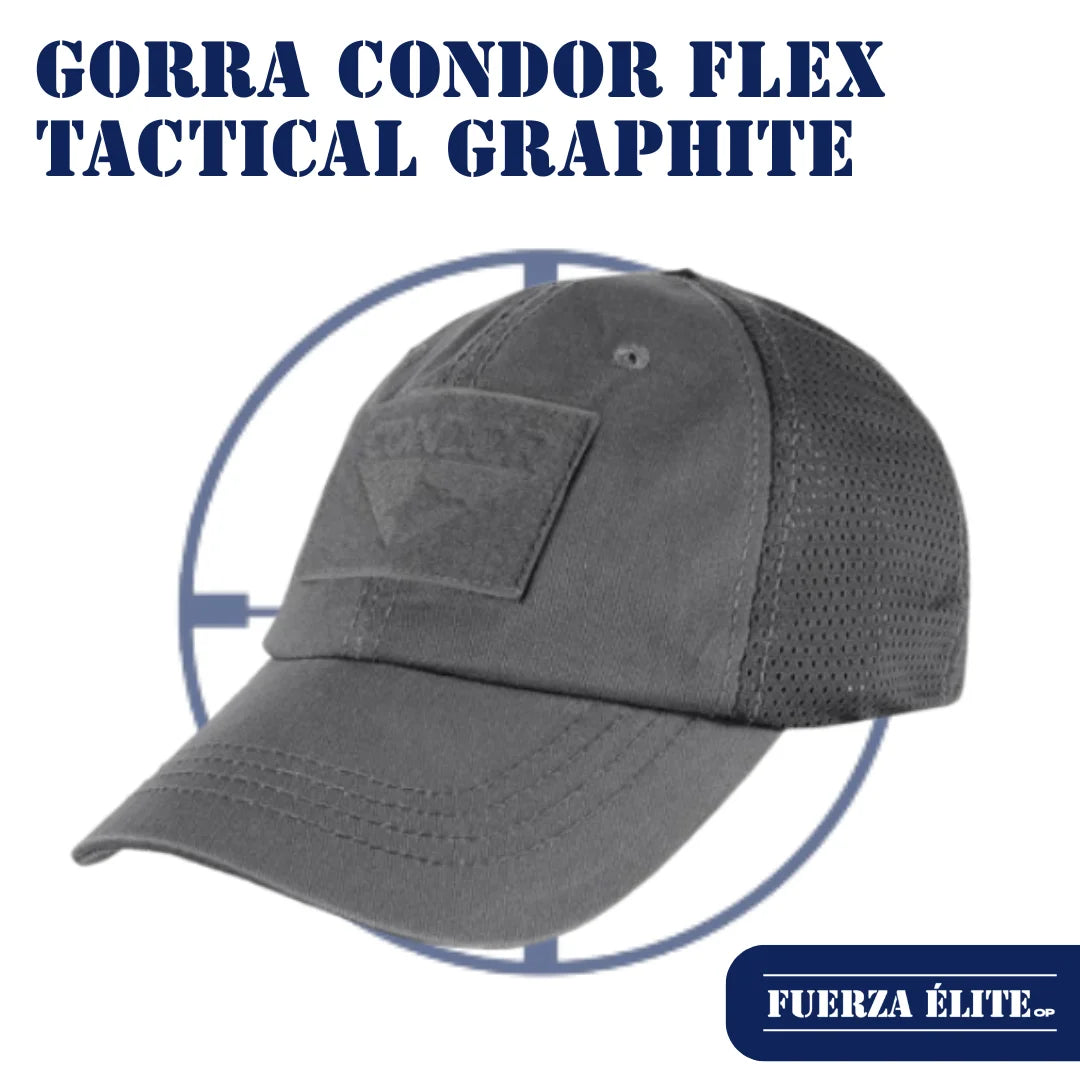 GORRA CONDOR MESH TACTICAL GRAPHITE REF TCM-018