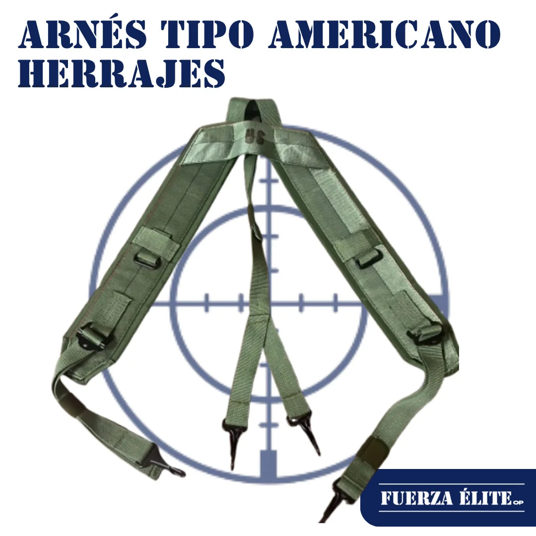 ARNES TIPO AMERICANO HERRAJES HIERRO VERDE