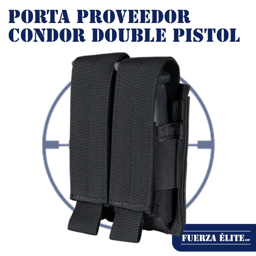 PORTA PROVEEDOR CONDOR DOUBLE PISTOL BLACK REF MA23-002