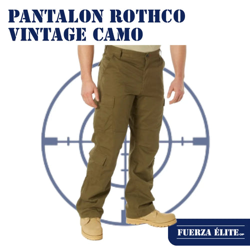 PANTALON ROTHCO VINTAGE PARATROOPER RUSSET BROWN REF 2886