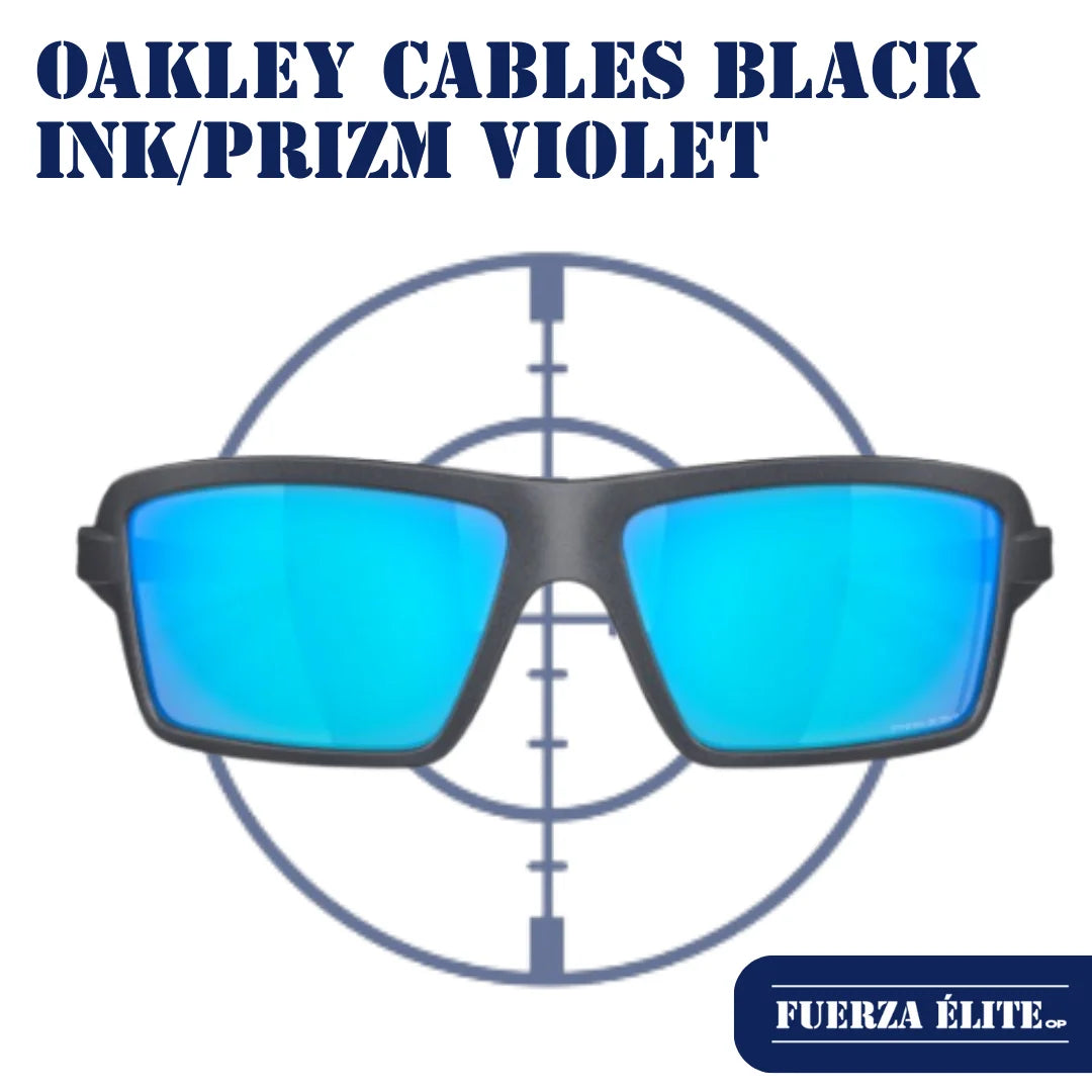 GAFAS OAKLEY CABLES BLACK INK/PRIZM VIOLET REF 009129-0863