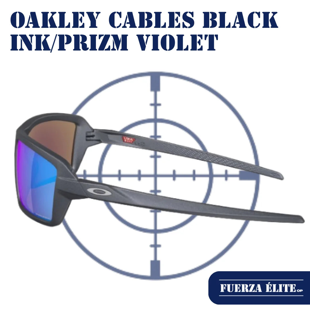 GAFAS OAKLEY CABLES BLACK INK/PRIZM VIOLET REF 009129-0863