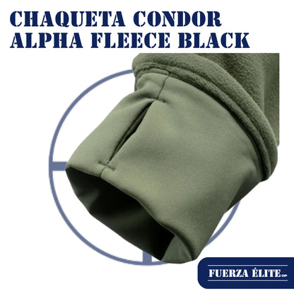 CHAQUETA CONDOR ALPHA FLEECE BLACK REF 601-002
