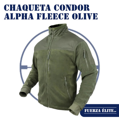 CHAQUETA CONDOR ALPHA FLEECE OLIVE DRAB REF 601-001