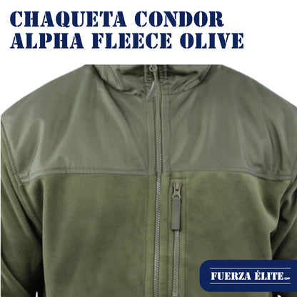 CHAQUETA CONDOR ALPHA FLEECE OLIVE DRAB REF 601-001