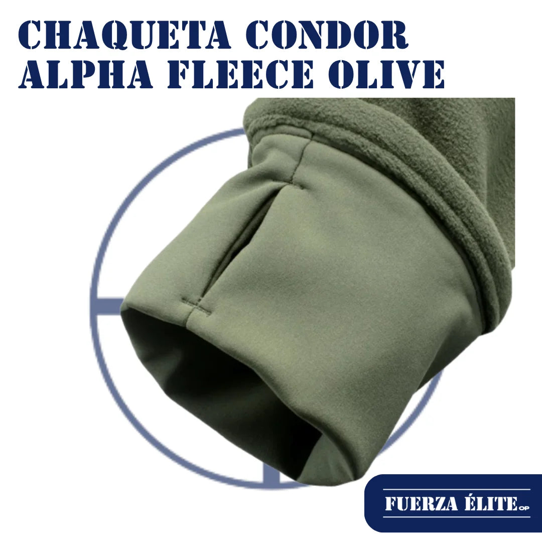 CHAQUETA CONDOR ALPHA FLEECE OLIVE DRAB REF 601-001