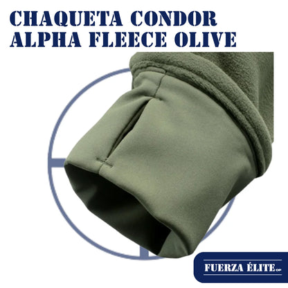 CHAQUETA CONDOR ALPHA FLEECE OLIVE DRAB REF 601-001