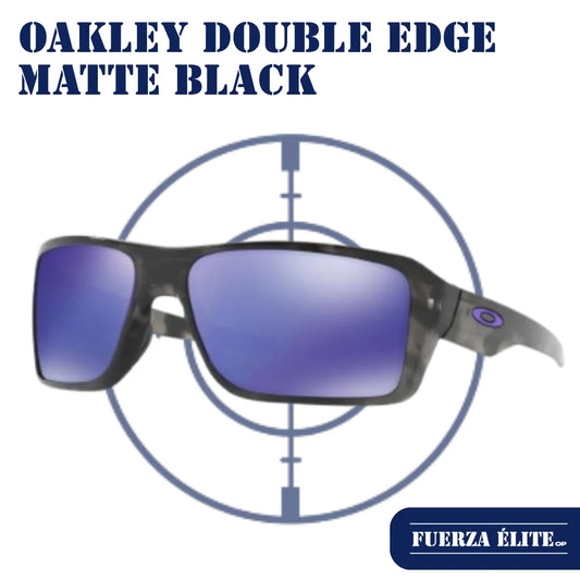 GAFAS OAKLEY DOUBLE EDGE MATTE BLACK TORTOISE / VIOLET IRIDIUM REF OO9380-0466