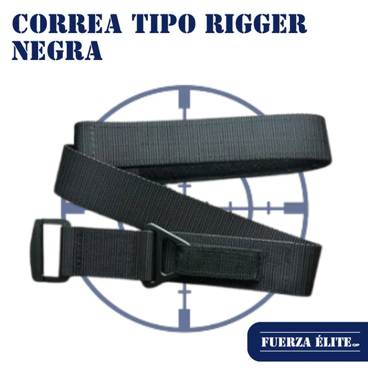 CORREA TIPO RIGGER NEGRA