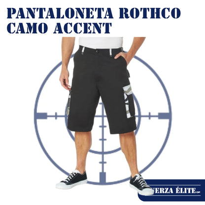 PANTALONETA ROTHCO CAMO ACCENT BLACK / CAMO REF 7795